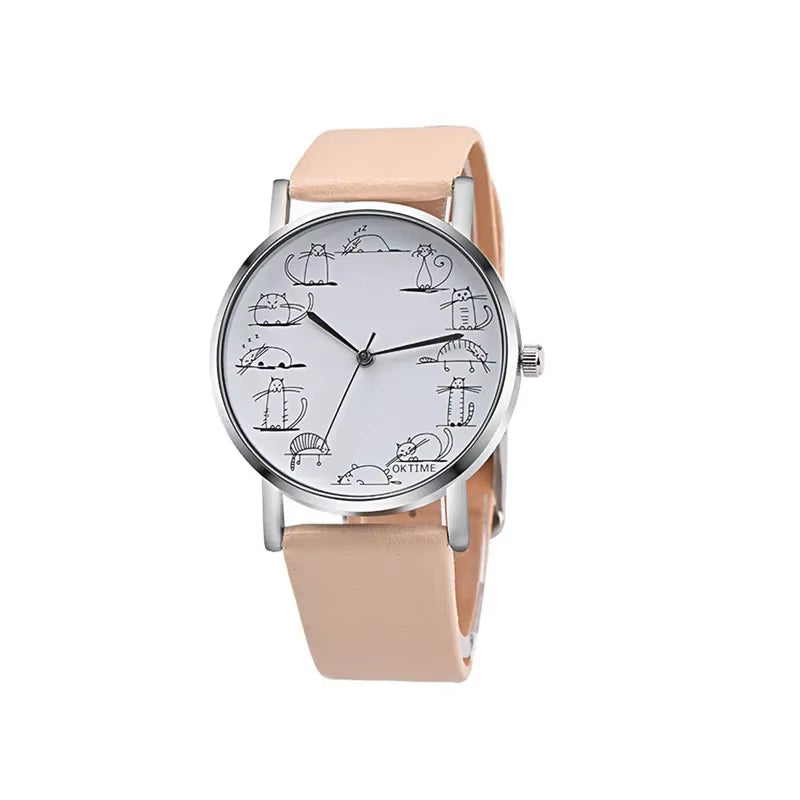 2022 Ladies Watches Casual Women Watches Cat Watches Female Wristwatches Quartz Cheap Price Dropshipping Relogio Feminino