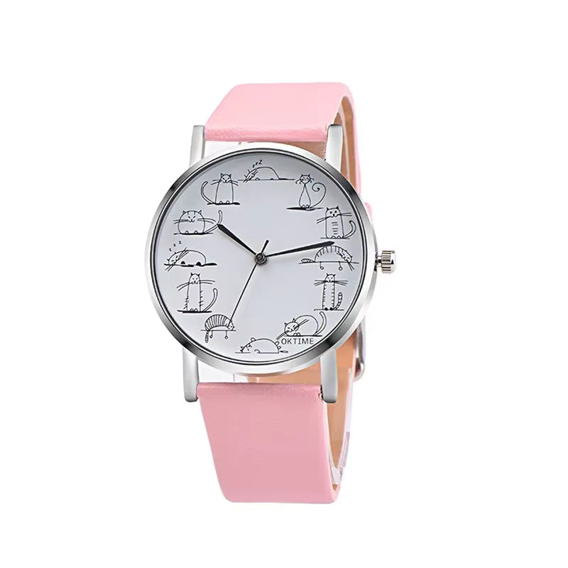 2022 Ladies Watches Casual Women Watches Cat Watches Female Wristwatches Quartz Cheap Price Dropshipping Relogio Feminino