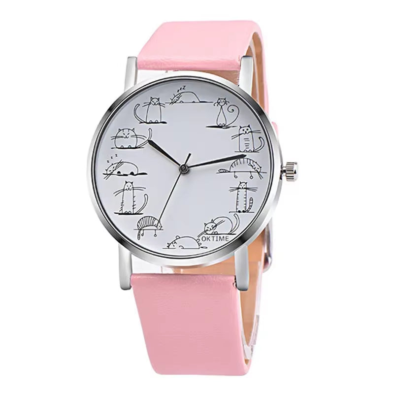 2022 Ladies Watches Casual Women Watches Cat Watches Female Wristwatches Quartz Cheap Price Dropshipping Relogio Feminino